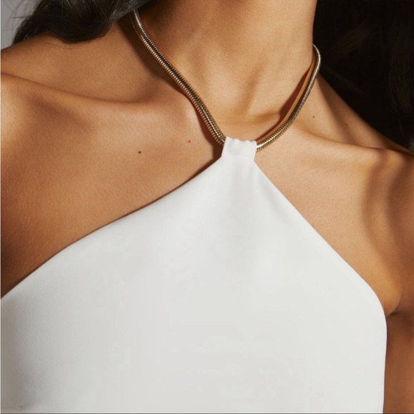 Amanda Uprichard Side-Cut Out Halter Dress - Picture 4 of 6